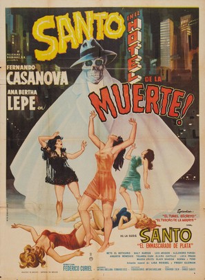 Santo en el hotel de la muerte - Mexican Movie Poster (thumbnail)