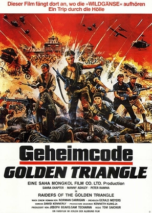 Raiders of the Golden Triangle - German Movie Poster (thumbnail)