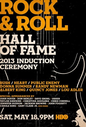 The 2013 Rock and Roll Hall of Fame Induction Ceremony