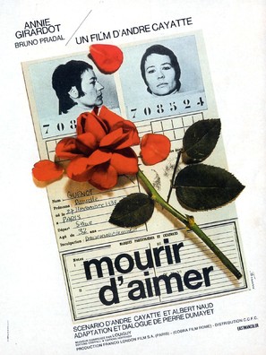 Mourir d&#039;aimer - French Movie Poster (thumbnail)