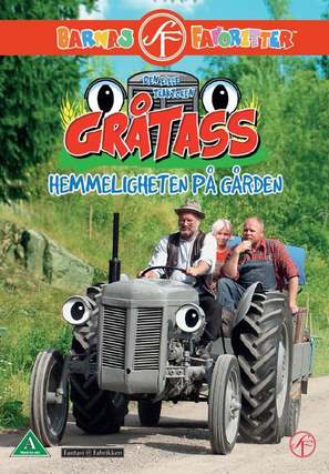 Gr&aring;tass - Hemmeligheten p&aring; g&aring;rden - Norwegian DVD movie cover (thumbnail)