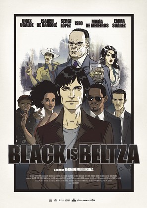 Black is Beltza - Spanish Movie Poster (thumbnail)