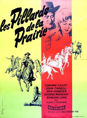 Plunderers of Painted Flats - French Movie Poster (thumbnail)