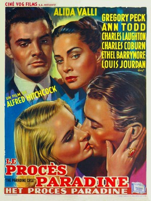 The Paradine Case - Belgian Movie Poster (thumbnail)