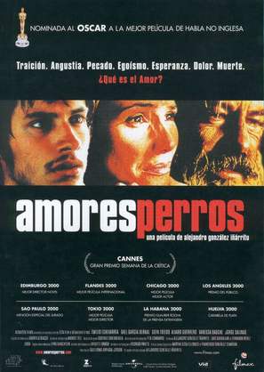 Amores Perros - Spanish Movie Poster (thumbnail)