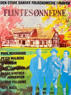 Flintes&oslash;nnerne - Danish Movie Poster (thumbnail)