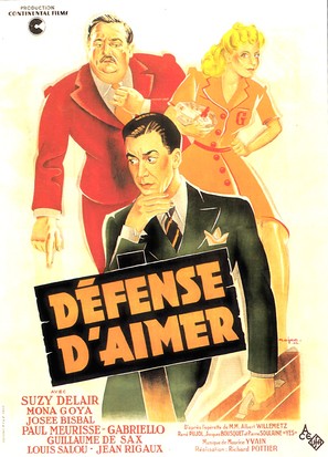 D&eacute;fense d&#039;aimer - French Movie Poster (thumbnail)