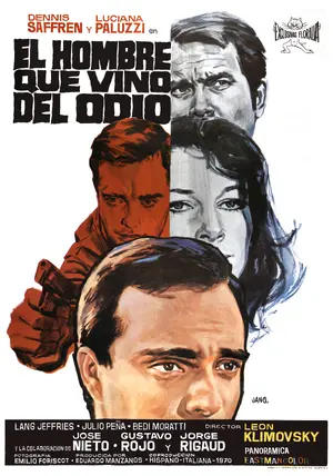 El hombre que vino del odio Poster
