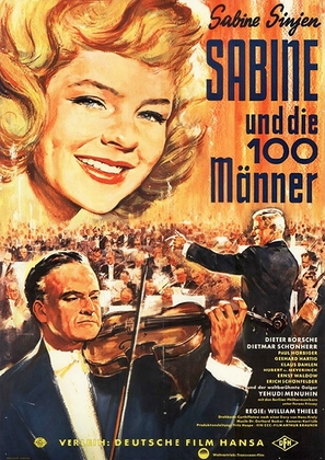 Sabine und die hundert M&auml;nner - German Movie Poster (thumbnail)