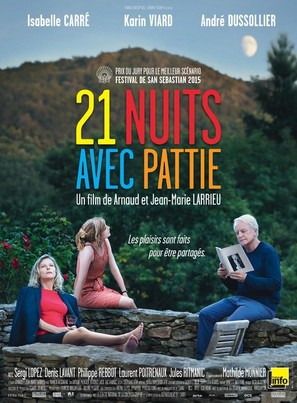 Vingt et une nuits avec Pattie - French Movie Poster (thumbnail)