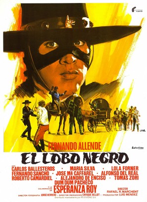 El lobo negro - Spanish Movie Poster (thumbnail)