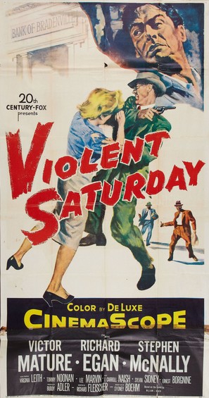 Violent Saturday - Movie Poster (thumbnail)