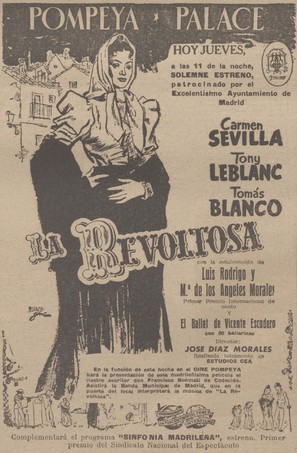 La revoltosa - Spanish poster (thumbnail)