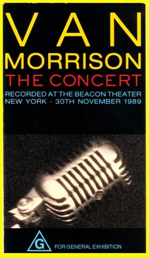 Van Morrison: The Concert - Australian VHS movie cover (thumbnail)