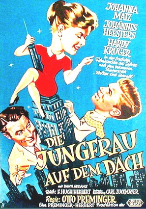 Die Jungfrau auf dem Dach - German Movie Poster (thumbnail)