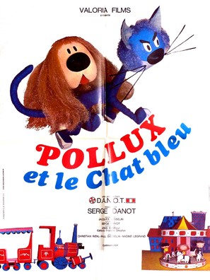 Pollux et le chat bleu - French Movie Poster (thumbnail)