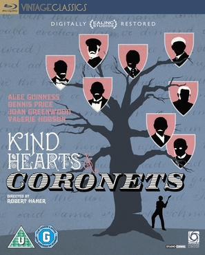 Kind Hearts and Coronets - British Blu-Ray movie cover (thumbnail)