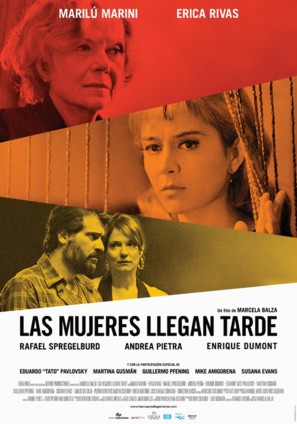 Las mujeres llegan tarde - Argentinian Movie Poster (thumbnail)