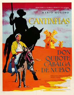 Don Quijote cabalga de nuevo - Mexican Movie Poster (thumbnail)