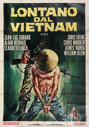 Loin du Vietnam - Italian Movie Poster (thumbnail)