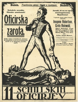 Die elf schillschen Offiziere - Slovenian Movie Poster (thumbnail)