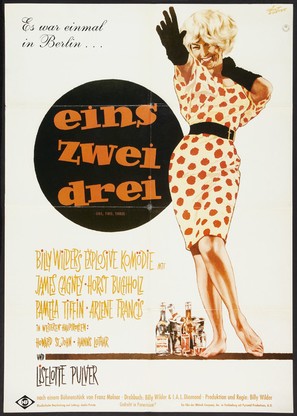 One, Two, Three - German Movie Poster (thumbnail)