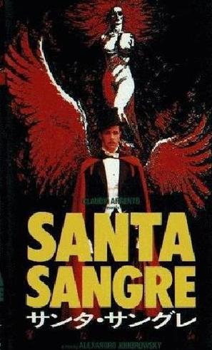 Santa sangre - Japanese VHS movie cover (thumbnail)