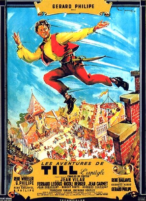 Aventures de Till L&#039;Espi&egrave;gle, Les - French Movie Poster (thumbnail)