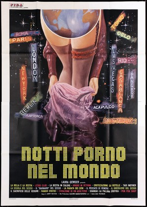 Le notti porno nel mondo - Italian Movie Poster (thumbnail)
