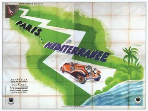 Paris-Méditerranée Poster