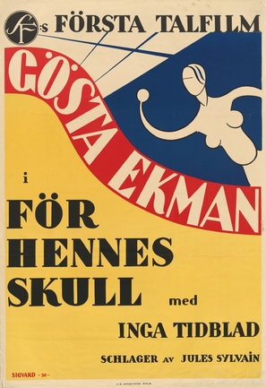 F&ouml;r hennes skull - Swedish Movie Poster (thumbnail)