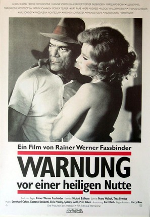 Warnung vor einer heiligen Nutte - German Movie Poster (thumbnail)