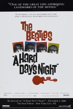 A Hard Day&#039;s Night - Re-release movie poster (thumbnail)