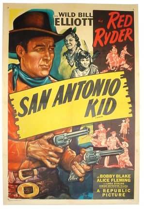 The San Antonio Kid - Re-release movie poster (thumbnail)