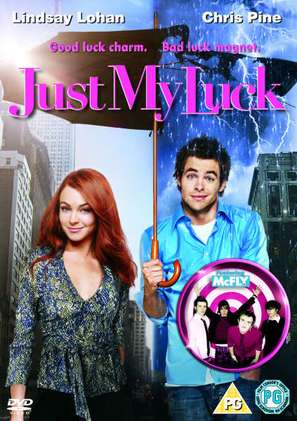 Just My Luck - British DVD movie cover (thumbnail)