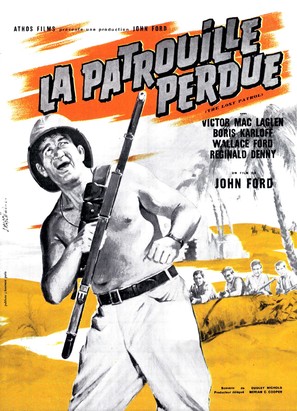 The Lost Patrol - French Movie Poster (thumbnail)