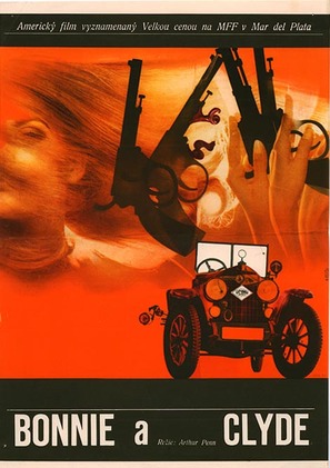 Bonnie and Clyde - Czech Movie Poster (thumbnail)