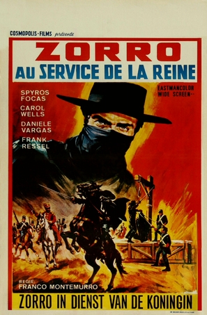 Zorro&#039;s onoverwinnelijke kracht - Belgian Movie Poster (thumbnail)
