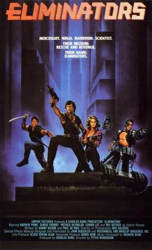 Eliminators - Norwegian VHS movie cover (thumbnail)