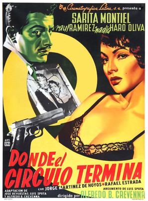 Donde el c&iacute;rculo termina - Mexican Movie Poster (thumbnail)