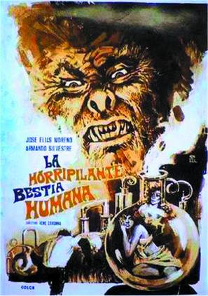 La horripilante bestia humana - Mexican Movie Poster (thumbnail)