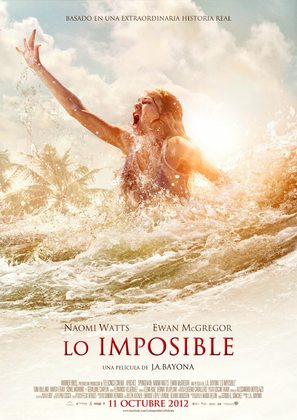 Lo imposible - Spanish Movie Poster (thumbnail)