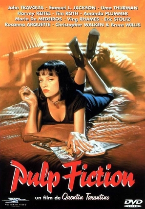 Pulp Fiction - French DVD movie cover (thumbnail)