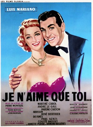 Je n&#039;aime que toi - French Movie Poster (thumbnail)