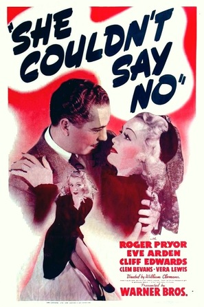 She Couldn&#039;t Say No - Movie Poster (thumbnail)