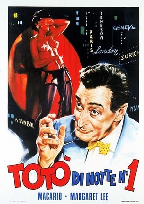 Tot&ograve; di notte n. 1 - Italian Movie Poster (thumbnail)