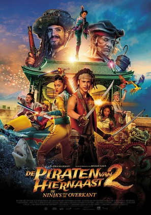 De piraten van hiernaast: De ninja&#039;s van de overkant - Dutch Movie Poster (thumbnail)