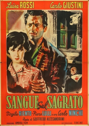 Sangue sul sagrato - Italian Movie Poster (thumbnail)