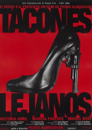 Tacones lejanos - Spanish Movie Poster (thumbnail)