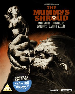 The Mummy&#039;s Shroud - British Blu-Ray movie cover (thumbnail)